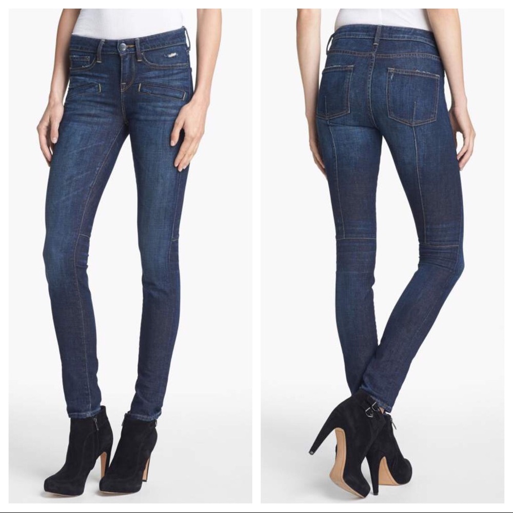 Vince 26 Dark Welt‎ Pocket Tapered Skinny Jeans